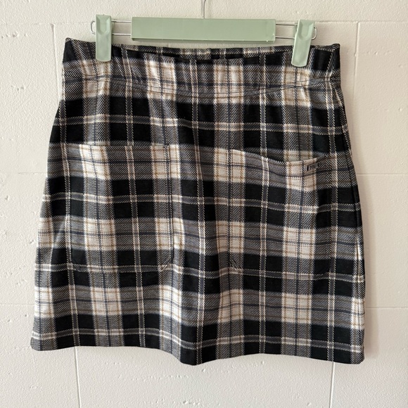 Marilou Wolf Soft Plaid Mini Skirt - Picture 1 of 7